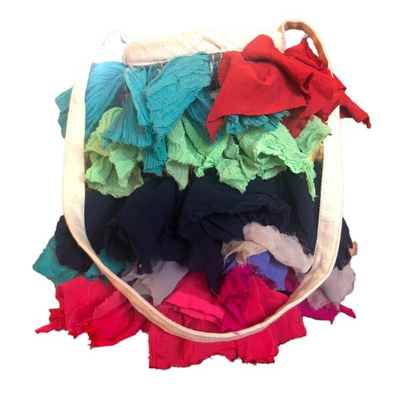 Recycled Kantha Wine Bag Purse - Picture 2 of 12